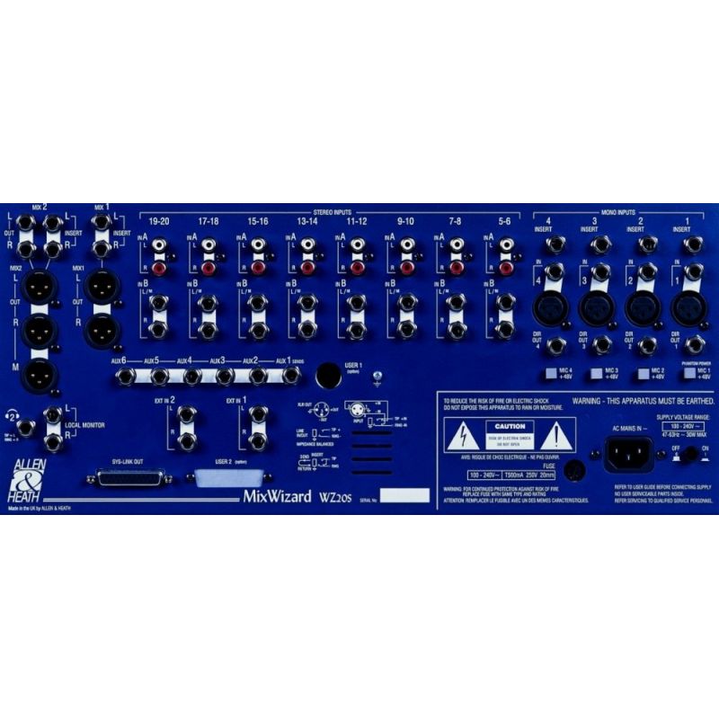 【交渉】Allen & Heath WZ20S ◁ Пассивный микшерный пульт Allen Heath WZ20S • лучшая цена